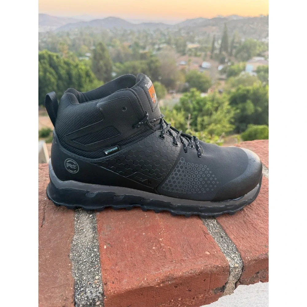 Timberland PRO Mens 13M ReBOTL Waterproof Composite Toe Work Boots Black A1KBW